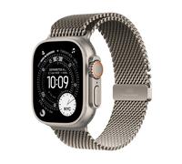 Apple Watch Ultra 3 GPS + Cellular 49mm Natural Titanium mit Milainaise-Armband medium natur