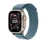 Apple Watch Ultra 3 GPS + Cellular 49mm Natural Titanium Case with Light Blue Alpine Loop - Small