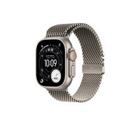 Apple Watch Ultra 3 GPS + Cellular 49mm Natural Titanium Case with Natural Titanium Milanese Loop - Medium