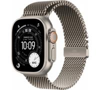 Apple Watch Ultra 3 GPS + Cellular 49mm Natural Titanium mit Milainaise-Armband medium natur