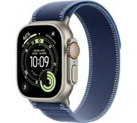 Apple Watch Ultra 3 GPS + Cellular 49mm Natural Titanium mit Trail Loop S/M blau/hellblau