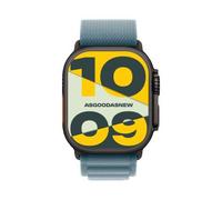 Apple Watch Ultra 3 GPS + Cellular 49mm Titan schwarz Alpine Loop hellblau M | NEU | originalverpackt (OVP) | differenzbesteuert | AN714755