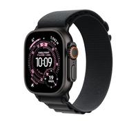 Apple Watch Ultra 3 GPS + Cellular 49mm Titanium Case Schwarz mit Alpine Loop Schwarz - Medium