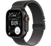 Apple Watch Ultra 3 [GPS + Cellular inkl. Milainaise-Armband L schwarz] 49mm Titangehäuse schwarz | Zustand: Neu | differenzbesteuert