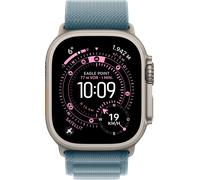 Apple Watch Ultra 3 [GPS + Cellular inkl. Alpine Loop M hellblau] 49mm Titangehäuse natur | Zustand: Neu