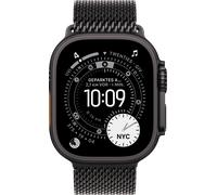 Apple Watch Ultra 3 GPS + Cellular 49 mm Titangehäuse Titanium Milanese Loop Schwarz L