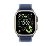 Apple Watch Ultra 3 GPS + Cellular 49mm Natural Titanium Case with Blue/Bright Blue Trail Loop - M/L