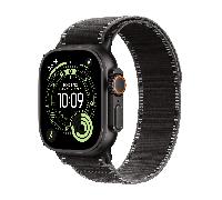 Apple Watch Ultra 3 Titanium Cellular 49mm Schwarz (Trail Loop schwarz/kohlegrau) M/L (MF1H4QF/A)