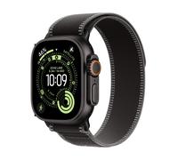 Apple Watch Ultra 3 Trail Loop S/M MF1D4QF/A Bandfarbe: Schwarz/Kohlegrau 49mm Titangehäuse Schwarz
