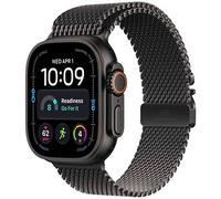 Apple Watch Ultra 4 GPS + Cellular 49mm Titangehäuse Titanium Milanese Loop Schwarz L