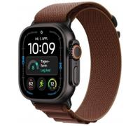 Apple Watch Ultra 4 GPS + Cellular 49mm Black Titanium mit Alpine Loop Medium burgunder