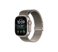 Apple Watch Ultra 4 GPS + Cellular 49mm Natural Titanium Case with Natural Titanium Milanese Loop - L