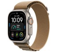 Apple Watch Ultra 4 GPS + Cellular 49mm Natural Titanium mit Alpine Loop Medium wüstensand