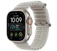 Apple Watch Ultra 4 GPS + Cellular 49mm Natural Titanium mit Ocean Armband halbtransparentes grau