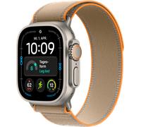 Apple Watch Ultra 4 GPS + Cellular 49mm Titangehäuse natur + Trail Loop sand S u. M