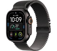 Apple Watch Ultra 4 GPS + Cellular 49mm Titangehäuse Titanium Milanese Loop Schwarz L