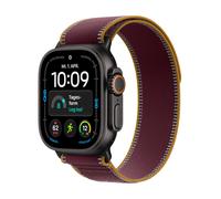 Apple Watch Ultra 4 Trail Loop, Schwarz, Burgunder, 49mm, M/L
