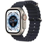 Apple Watch Ultra LTE Titan 49mm Armband Ocean Midnight MQFK3 - - | Zustand: NEU