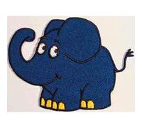 Applikationen - Kids and Hits - aufbügelbar Sendung mit der Maus Elefant ca. 6,0x8,0 cm farbig
