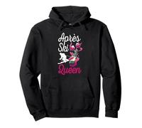 Apres Ski Queen Shirt Skifahren für Damen Wein Wein Skifahrer Pullover Hoodie