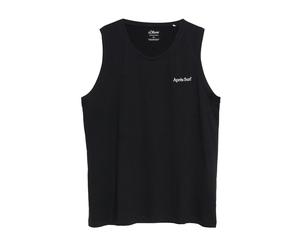 Après Surf Herren Tanktop Schwarz ? Ärmelloses Baumwoll-Shirt in großen Größen 3XL