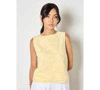 Apricot Bluse Damen Baumwolle gelb, 42