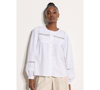Apricot Bluse Damen Baumwolle weiß, 44