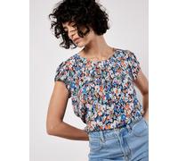 Apricot Bluse Damen Viskose blau, 38