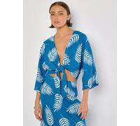 Apricot Bluse Damen Viskose blau, 38