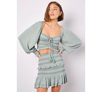 Apricot Bluse Damen Viskose grün, 40