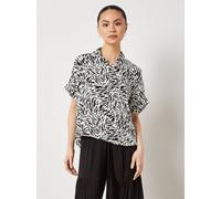 Apricot Bluse Damen Viskose schwarz, 36