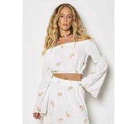 Apricot Bluse Damen Viskose weiß, 34