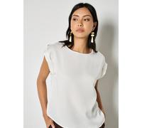 Apricot Blusenshirt Damen Lyocell weiß, 40