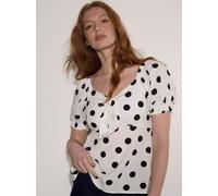 Apricot Blusenshirt Damen Viskose weiß, 38