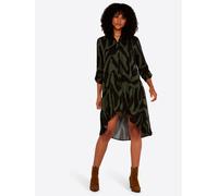 Apricot Hemdkleid mit Zebramuster XL