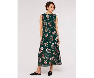 Apricot Kleid in Grün - Größe S | Damen Kleider