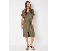 Apricot Kleid in Khaki - Größe S | Damen Kleider