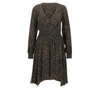 Apricot Leopard Smock Waist Hankyhe L