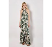 Druckkleid APRICOT "Tropical Satin Kleid", Damen, Gr. XL (42), N-Gr, beige (creme), Obermaterial: 100% Polyester PES., gemustert, Kleider Druckkleid, mit Neckholder (61456202-42) creme