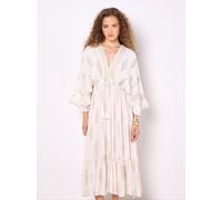 Maxikleid APRICOT "Paisleykleid", Damen, Gr. M (38), N-Gr, beige (creme), Obermaterial: 98% Viskose CV. 2% metallisierte Fasern MTF., gemustert, Kleider Maxikleid, mit Goldschimmer (64363464-M) creme