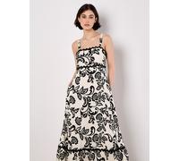 Apricot Maxikleid Damen Viskose beige, 42