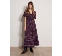 Apricot Maxikleid Damen Viskose lila, 34