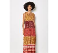Apricot Maxikleid Damen Viskose orange, 42