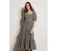 Apricot Midikleid Damen Baumwolle grün, 34