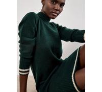 Apricot Midikleid Damen Baumwolle grün, 38