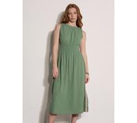 Apricot Midikleid Damen Baumwolle grün, 42
