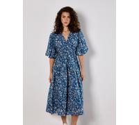 Apricot Midikleid Damen blau, 38