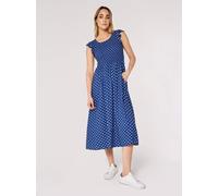 Apricot Midikleid Damen blau, 38