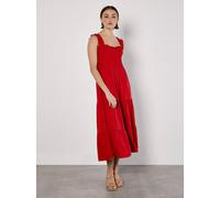 Apricot Midikleid Damen rot, 36