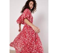 Apricot Midikleid Damen rot, 40